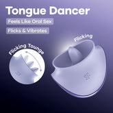 Satisfyer Tongue Dancer – USB Rechargeable Flicking Stimulator Purple STIMULATORS-PREMIUM